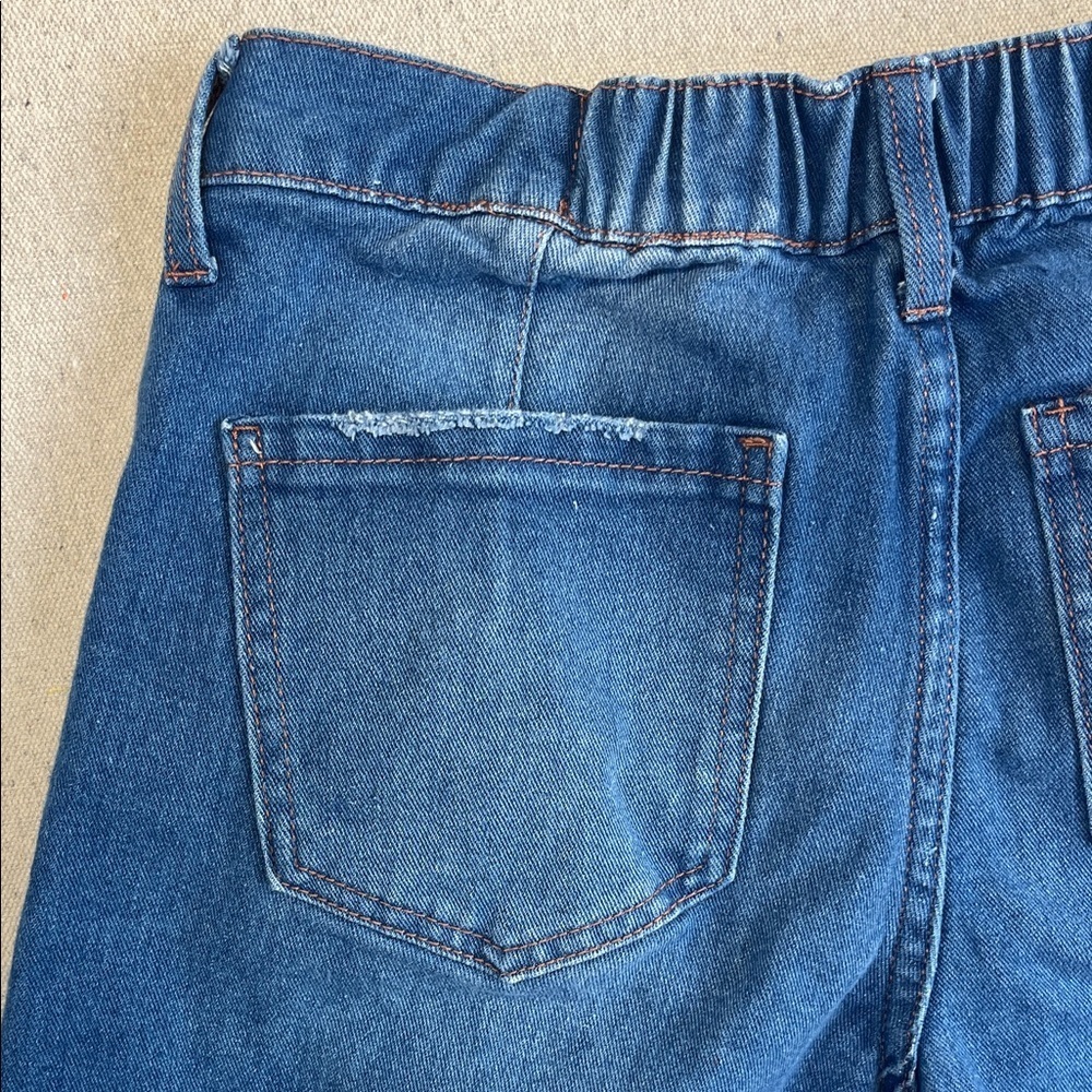 Celebrity Pink Wide Leg Crop Jeans Womens 3/26 Drawstring Raw Hem - Picture 10 of 10